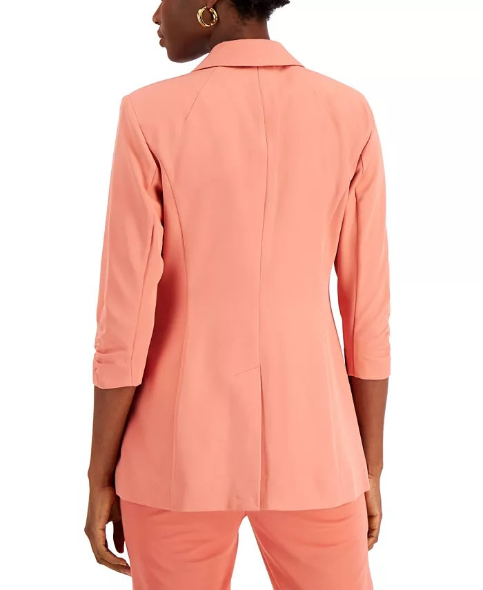 Blazer feminino masculino INC tamanhos regulares e pequenos rosa tamanho médio