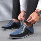 Men's British Two-tone Leather Dress Shoes