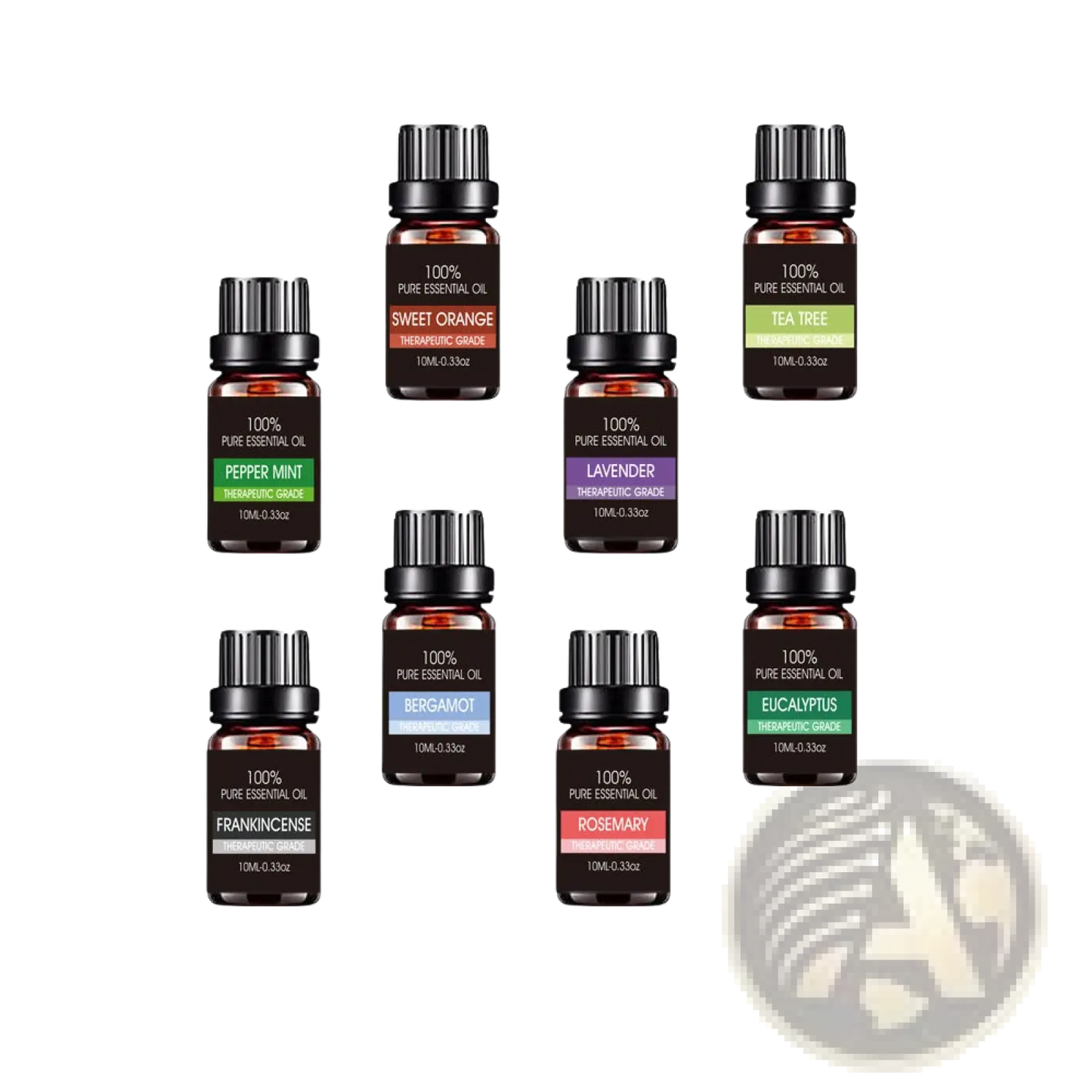 Organic Essential Oils Set 10ml Aromatherapy Gift Kit