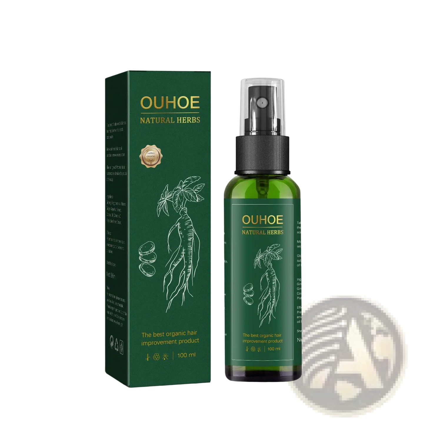 Ouhoe Ginseng Hair Growth Serum and Scalp Treatment Spray