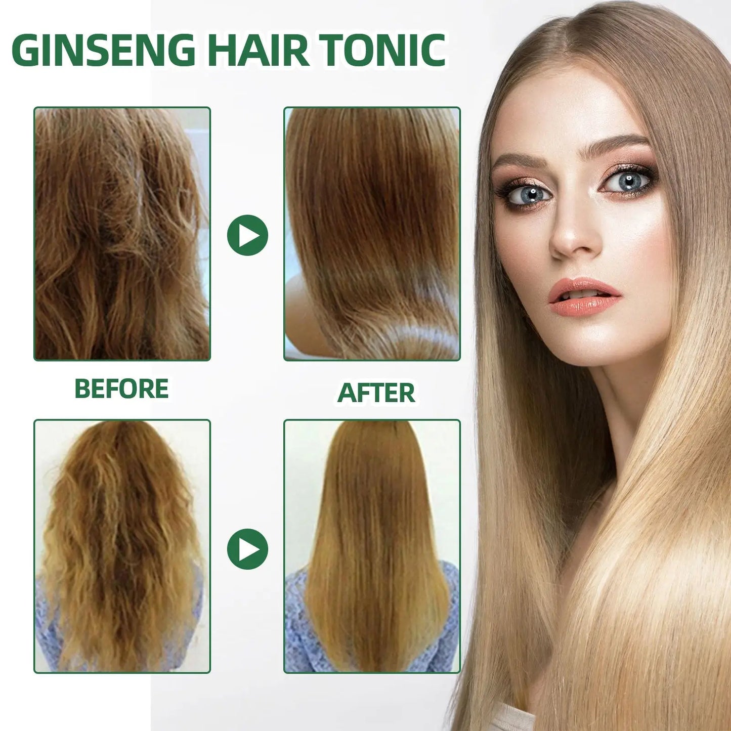 Ouhoe Ginseng Hair Growth Serum and Scalp Treatment Spray