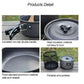 Lightweight Folding Non-stick Camping Cookware and Tableware Set
