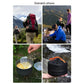 Lightweight Folding Non-stick Camping Cookware and Tableware Set