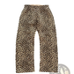 Oversized American Vintage Leopard Print Hoodie and Pants Set