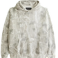 Oversized Leafy Camouflage Lantern Sleeve Hoodie