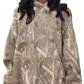 Oversized Leafy Camouflage Lantern Sleeve Hoodie