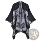 Oversized Plaid Woolen Cape Geometric Travel Shawl