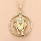 0.24 Carat Genuine Peridot .925 Sterling Silver Pendant