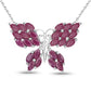 3.12 Carat Genuine Ruby .925 Sterling Silver Pendant
