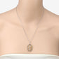 2.30 Carat Genuine Citrine .925 Sterling Silver Pendant