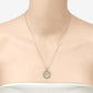 0.54 Carat Genuine Emerald .925 Sterling Silver Pendant