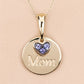 0.21 Carat Genuine Tanzanite .925 Sterling Silver Pendant
