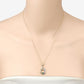 0.17 Carat Genuine Emerald .925 Sterling Silver Pendant