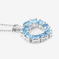 1.90 Carat Genuine Swiss Blue Topaz .925 Sterling Silver Pendant