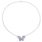 3.31 Carat Genuine Tanzanite & White Topaz .925 Sterling Silver Pendant