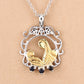 0.12 Carat Genuine Blue Sapphire .925 Sterling Silver Pendant