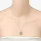 0.11 Carat Genuine Tanzanite .925 Sterling Silver Pendant