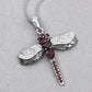 2.29 Carat Genuine Garnet and White Topaz .925 Sterling Silver Pendant