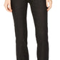 Calça feminina Charter Club Petite Pull-On Ponte-Knit preta tamanho 6 P