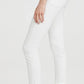 Calça jeans skinny Levi's 501 feminina, branca, tamanho 24/28