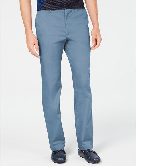 Calça Chino Alfatech Classic-Fit Masculina Alfani Azul