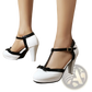 Patent Leather T-strap Platform Bow High Heels