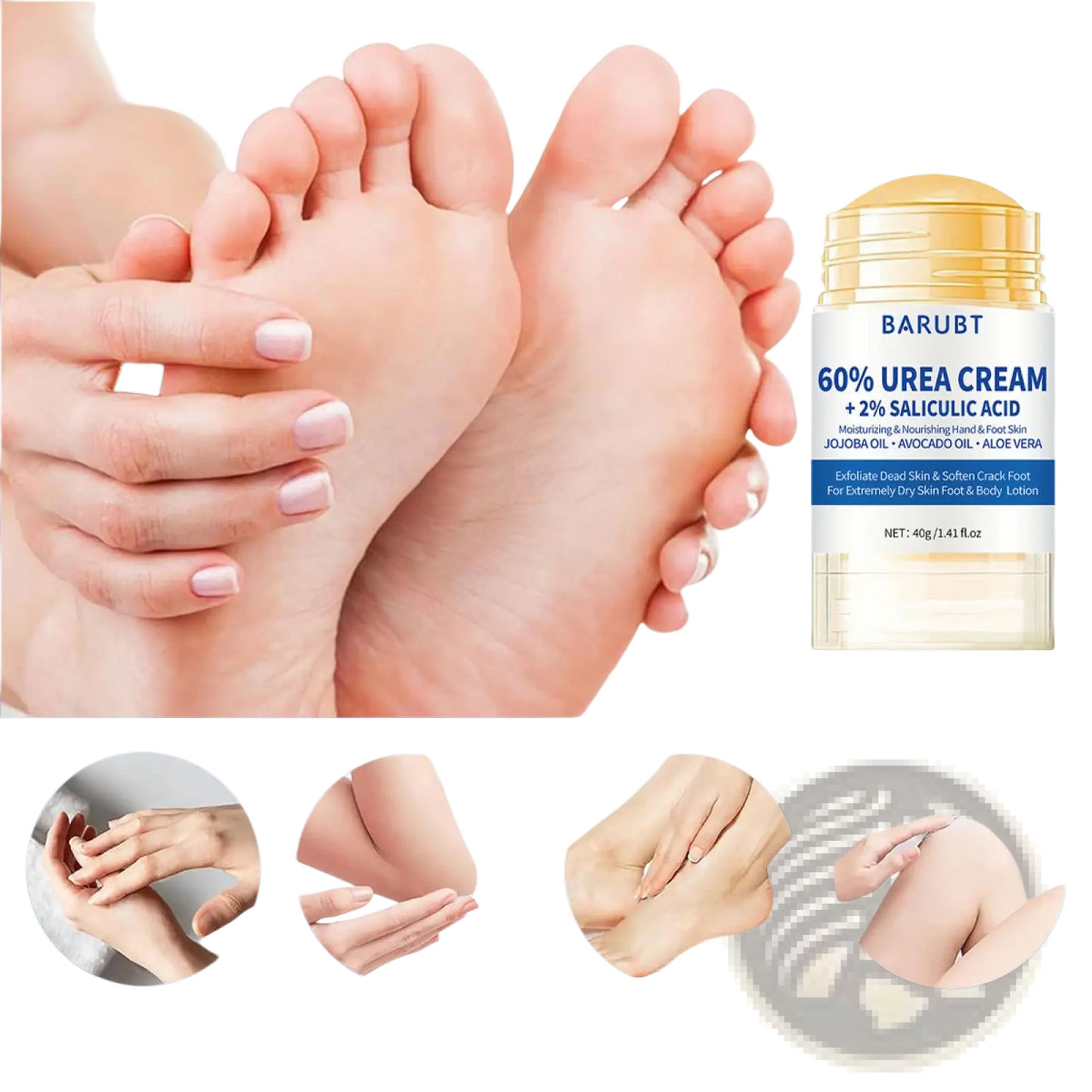Peach Moisturizing Hand and Foot Care Cream Stick 72g