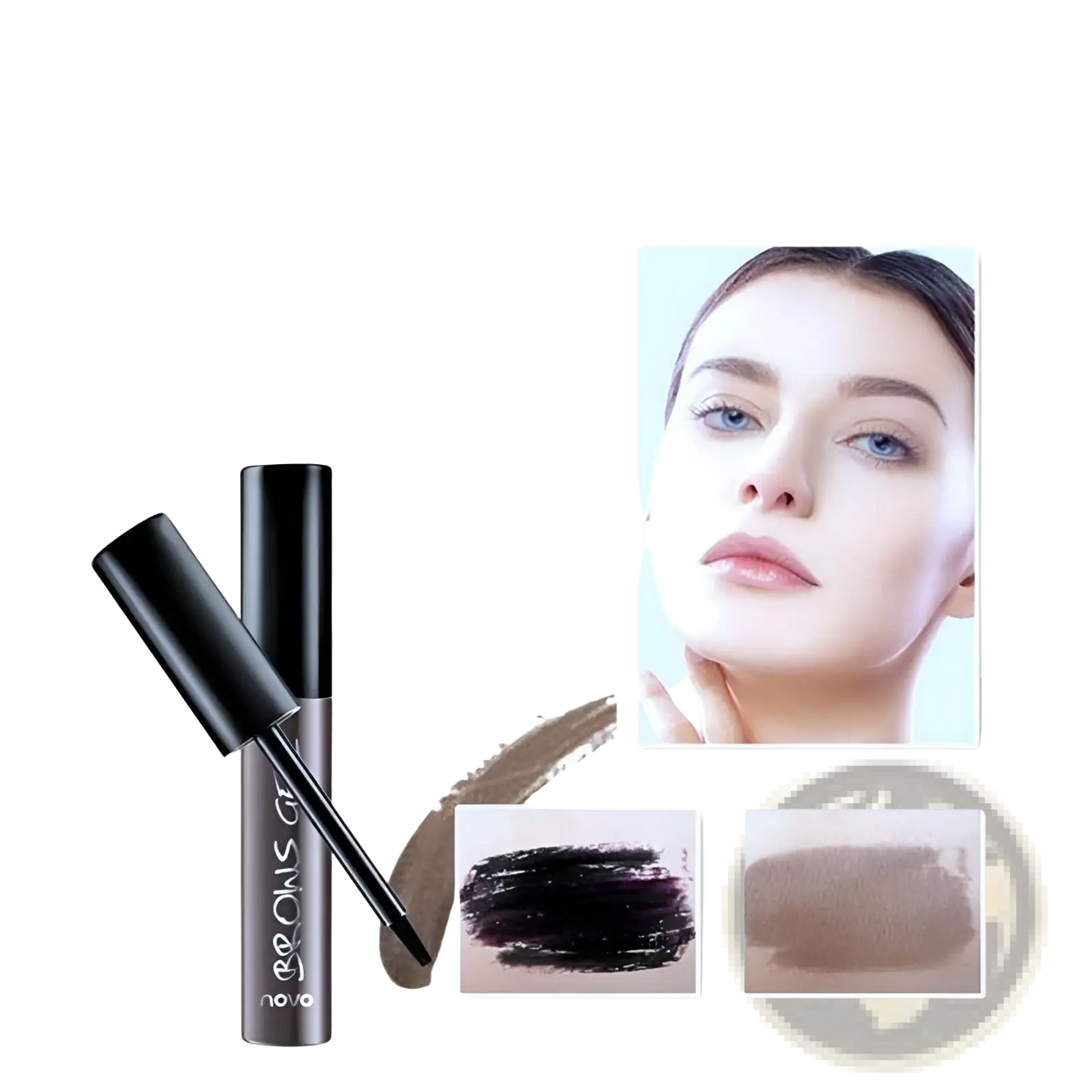 Peel off Eyebrow Tattoo Tint Waterproof Gel Kit