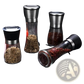 Pepper Grinder Set Stainless Steel Glass 4 Pack