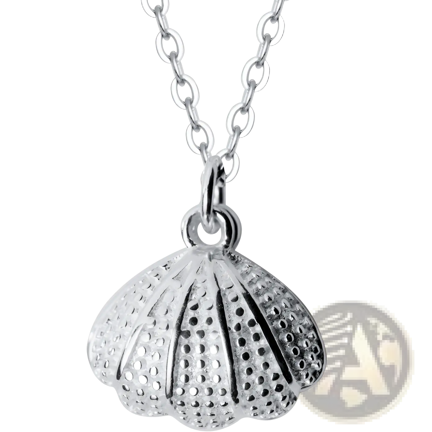 Personalized S925 Silver Shell and Pearl Pendant Necklace