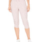 Calça Capri Calvin Klein Commuter Active Feminina Rosa Tamanho Extra Grande