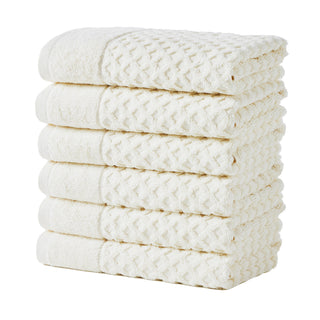 Cotton Diamond Waffle Weave Bath Towel Set - Grayson Collection