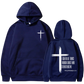Philippians 4:13 Cross Graphic Men's Pullover Hoodie