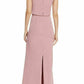Vestido feminino Adrianna Papell Bluson com decote careca, rosa, tamanho 6