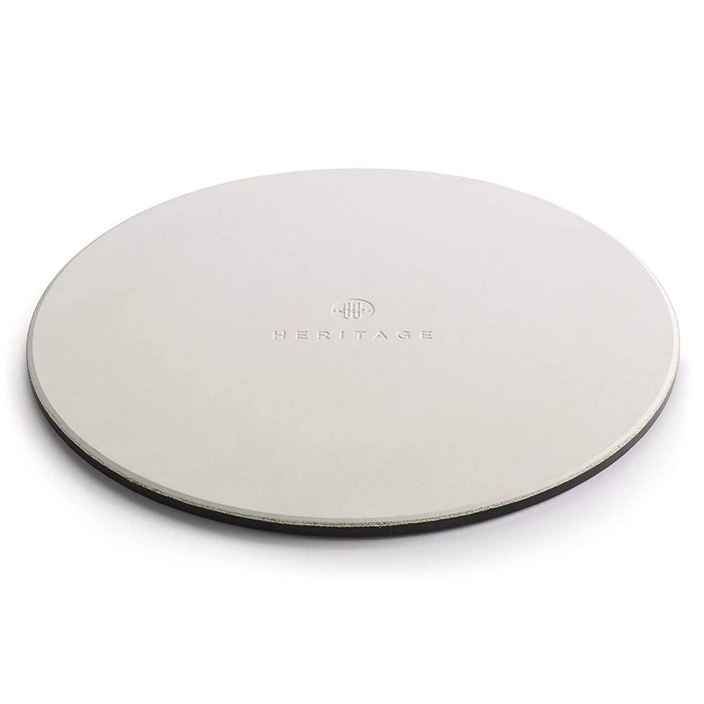 Conjunto de pedras de cerâmica para pizza Heritage de 15" - Antiaderente, sem manchas, com cortador bônus - Preto 