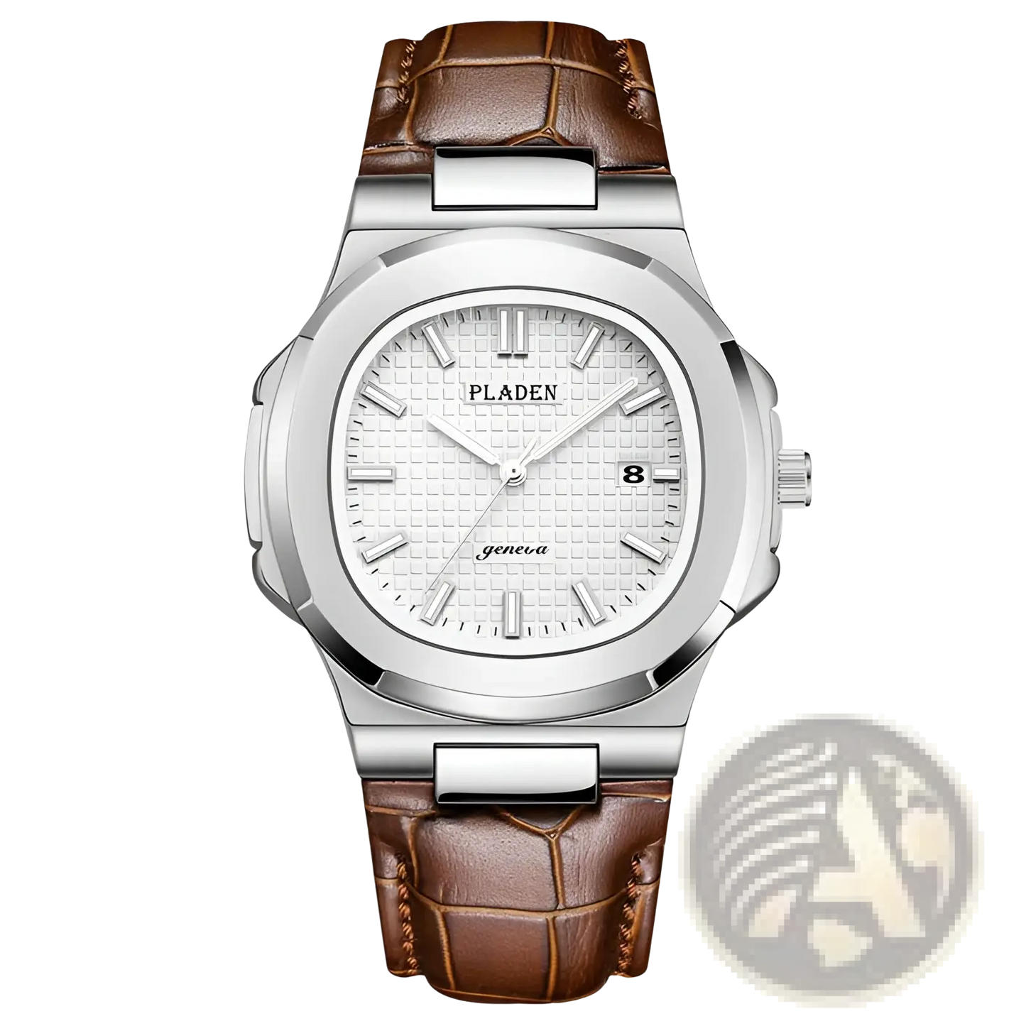 Pladen Men's Luxury Waterproof Quartz Watch with Date Display