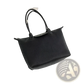 Pleated Shoulder Bag Minimalist Pu Leather Tote