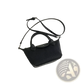 Pleated Shoulder Bag Minimalist Pu Leather Tote