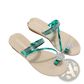 Plus Size Rhinestone Strappy Summer Sandals