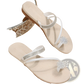 Plus Size Rhinestone Strappy Summer Sandals