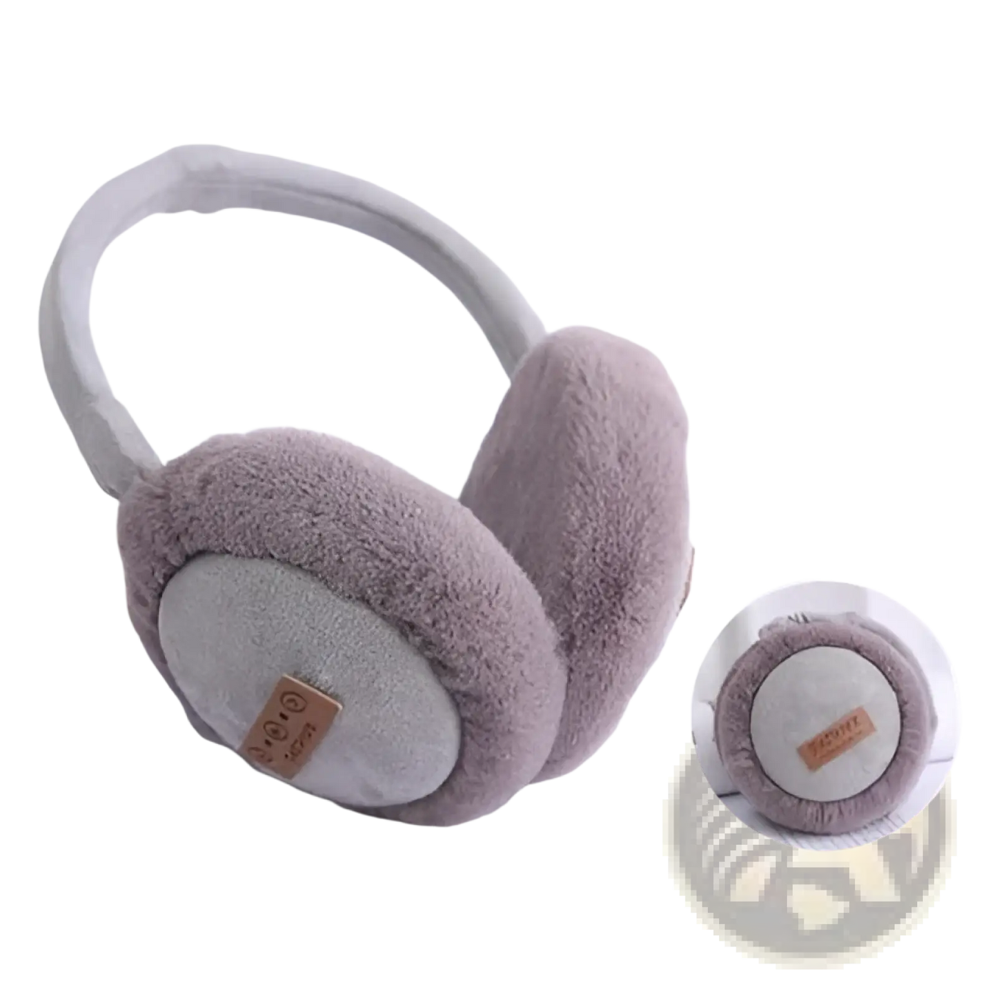 Plush Foldable Bluetooth Winter Earmuffs with Stereo Sound