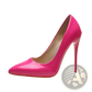 Pointed Toe Stiletto Pumps in Patent Leather