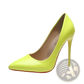 Pointed Toe Stiletto Pumps in Patent Leather