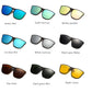 Polarized Gradient Photochromic Magnetic Clip on Sunglasses