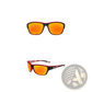 Polarized Oval Camouflage and Mirrored Men's Sport Sunglasses