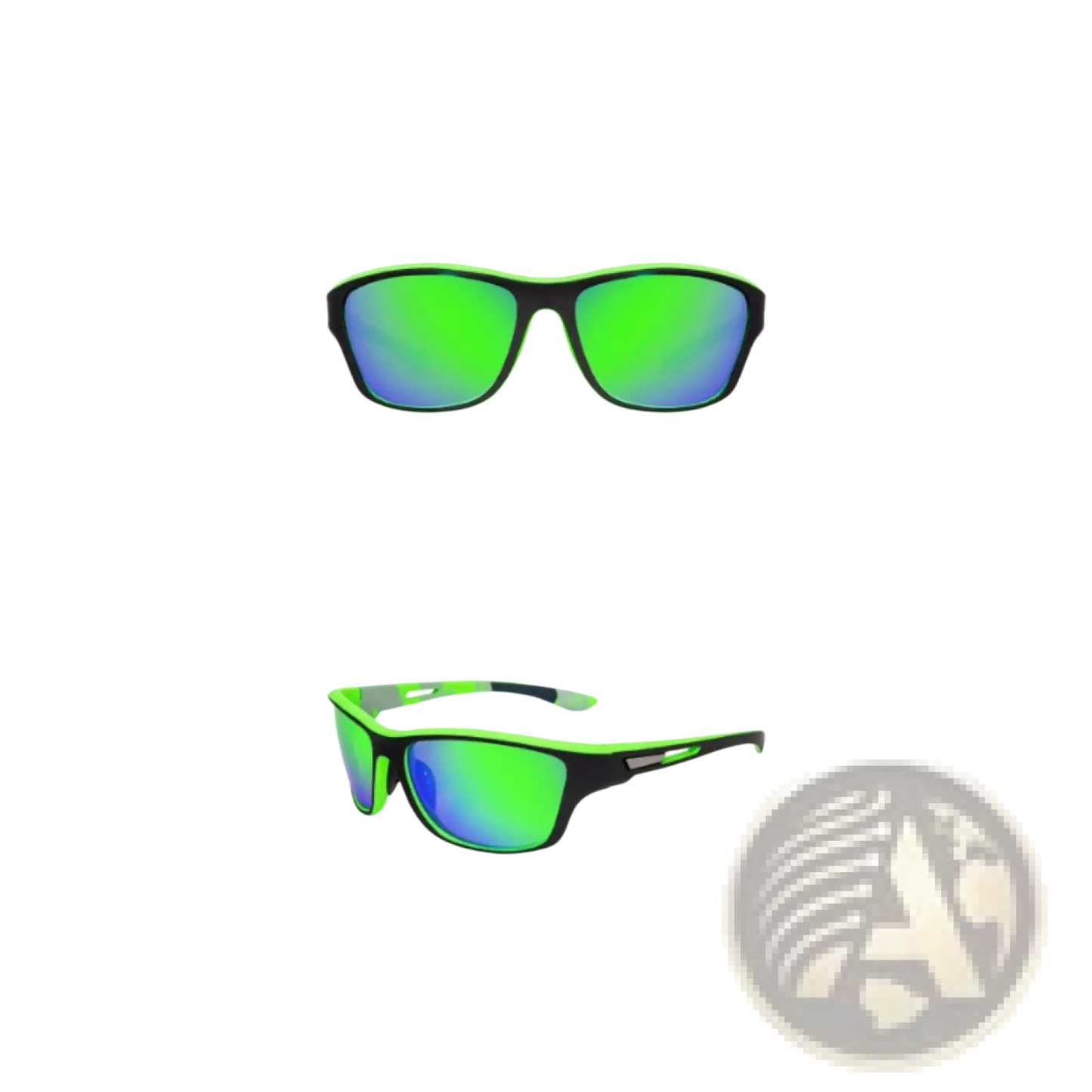 Polarized Oval Camouflage and Mirrored Men's Sport Sunglasses
