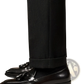 Polished Genuine Leather Tassel Loafers