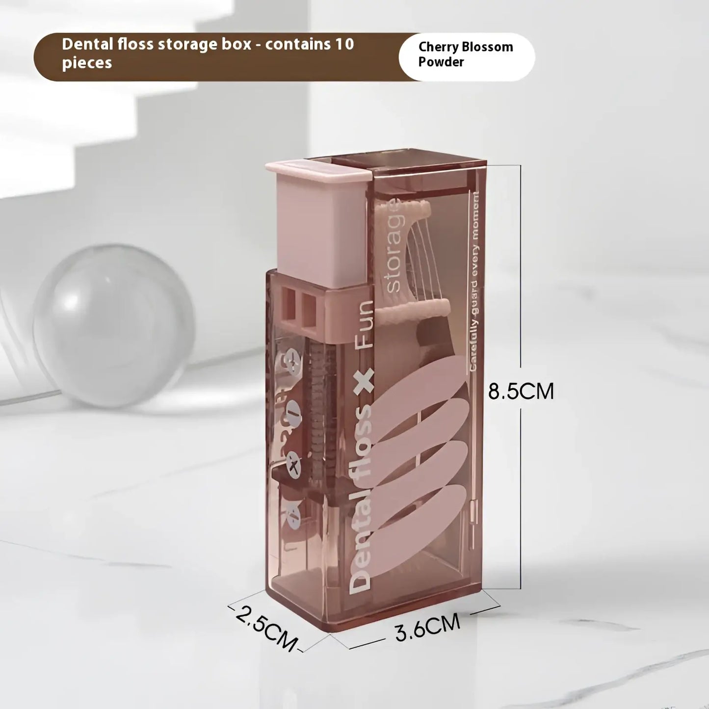 Portable Dental Floss Box Automatic Pop-up Dispenser