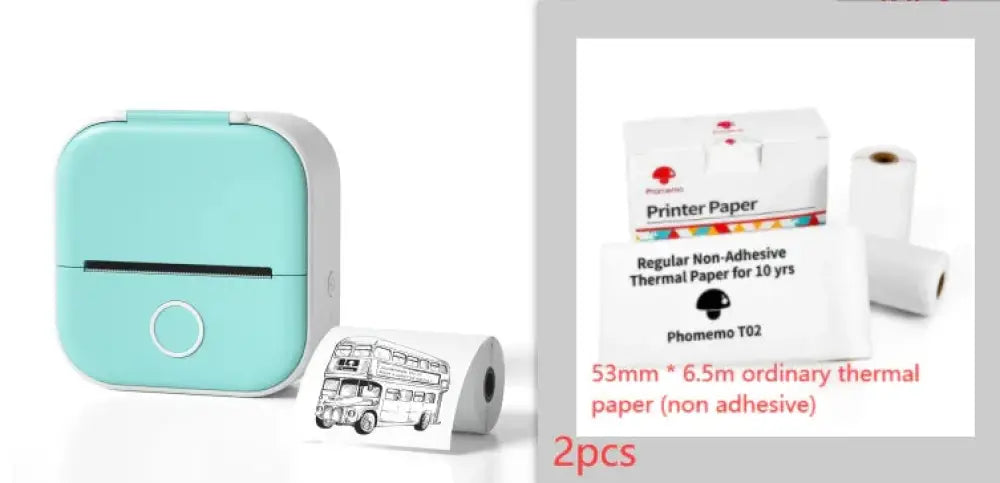 Portable Bluetooth Mini Thermal Label and Photo Printer