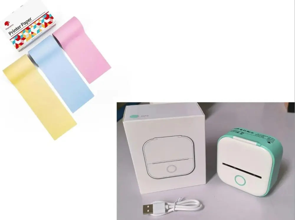Portable Bluetooth Mini Thermal Label and Photo Printer